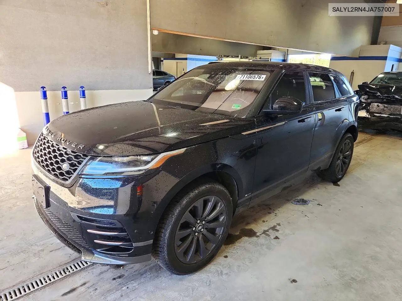 LAND ROVER RANGE ROVER VELAR 2018, VIN SALYL2RN4JA757007