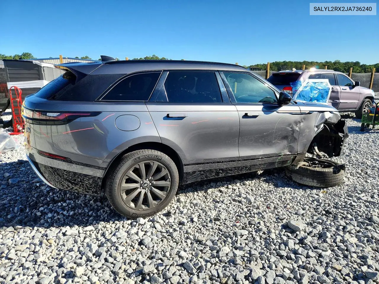 2018 LAND ROVER RANGE ROVER VELAR VIN SALYL2RX2JA736240 — фото 3