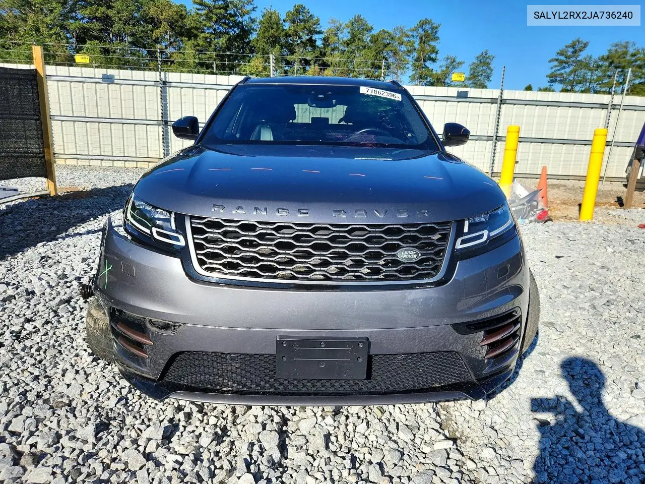 2018 LAND ROVER RANGE ROVER VELAR VIN SALYL2RX2JA736240 — фото 5