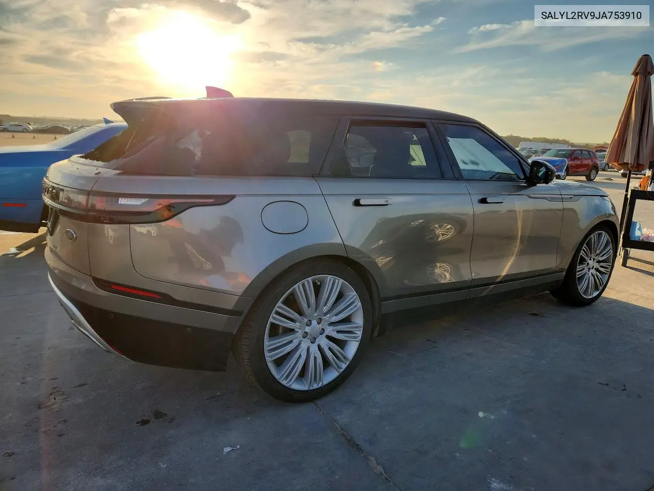 2018 LAND ROVER RANGE ROVER VELAR VIN SALYL2RV9JA753910 — фото 3