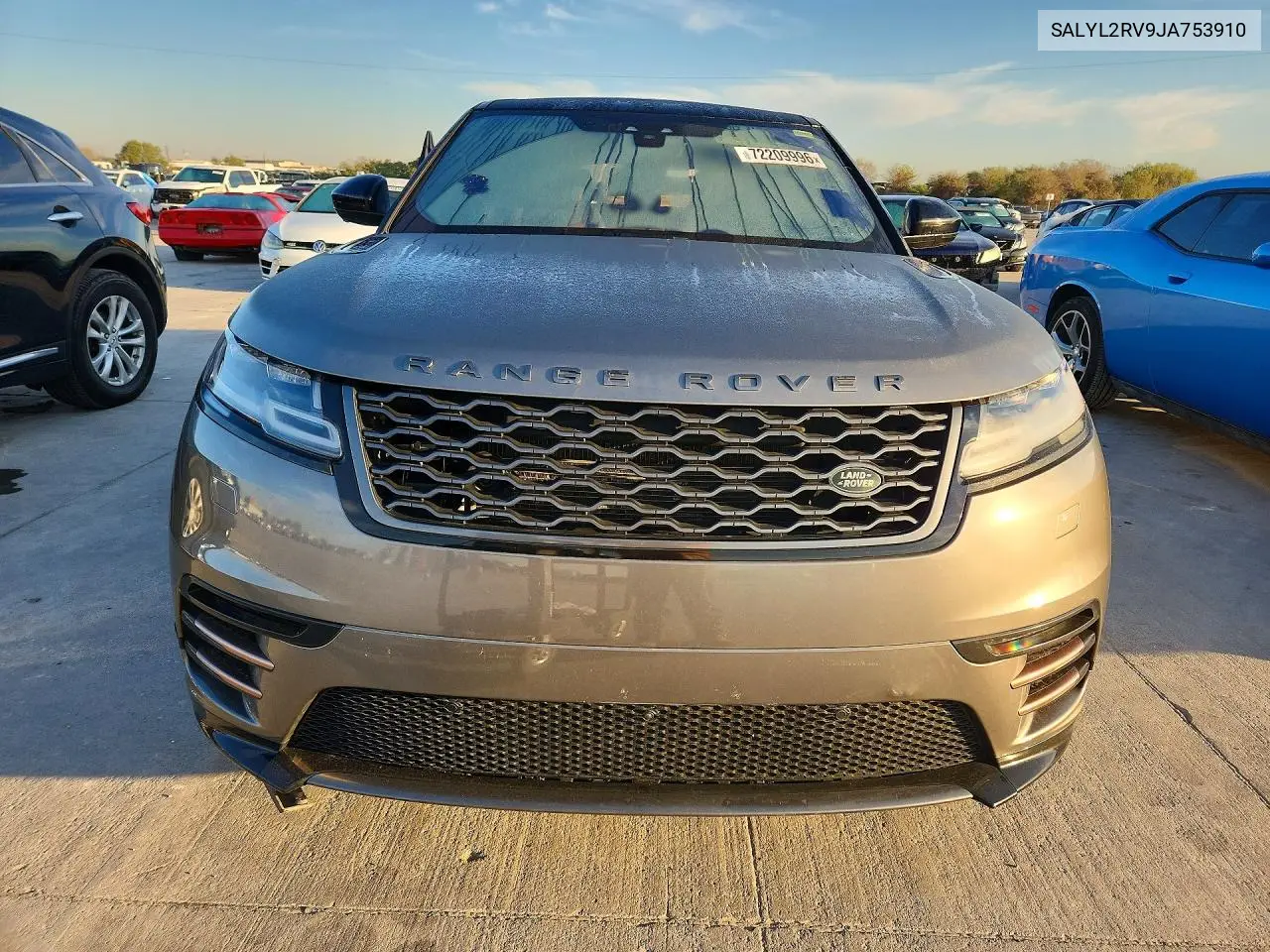 2018 LAND ROVER RANGE ROVER VELAR VIN SALYL2RV9JA753910 — фото 5