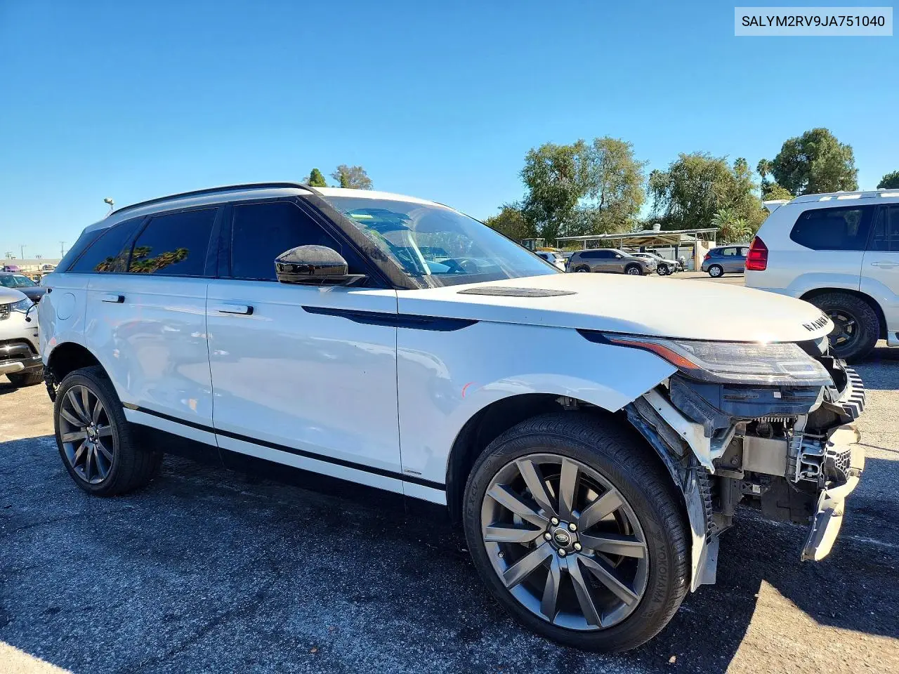 2018 LAND ROVER RANGE ROVER VELAR VIN SALYM2RV9JA751040 — фото 4