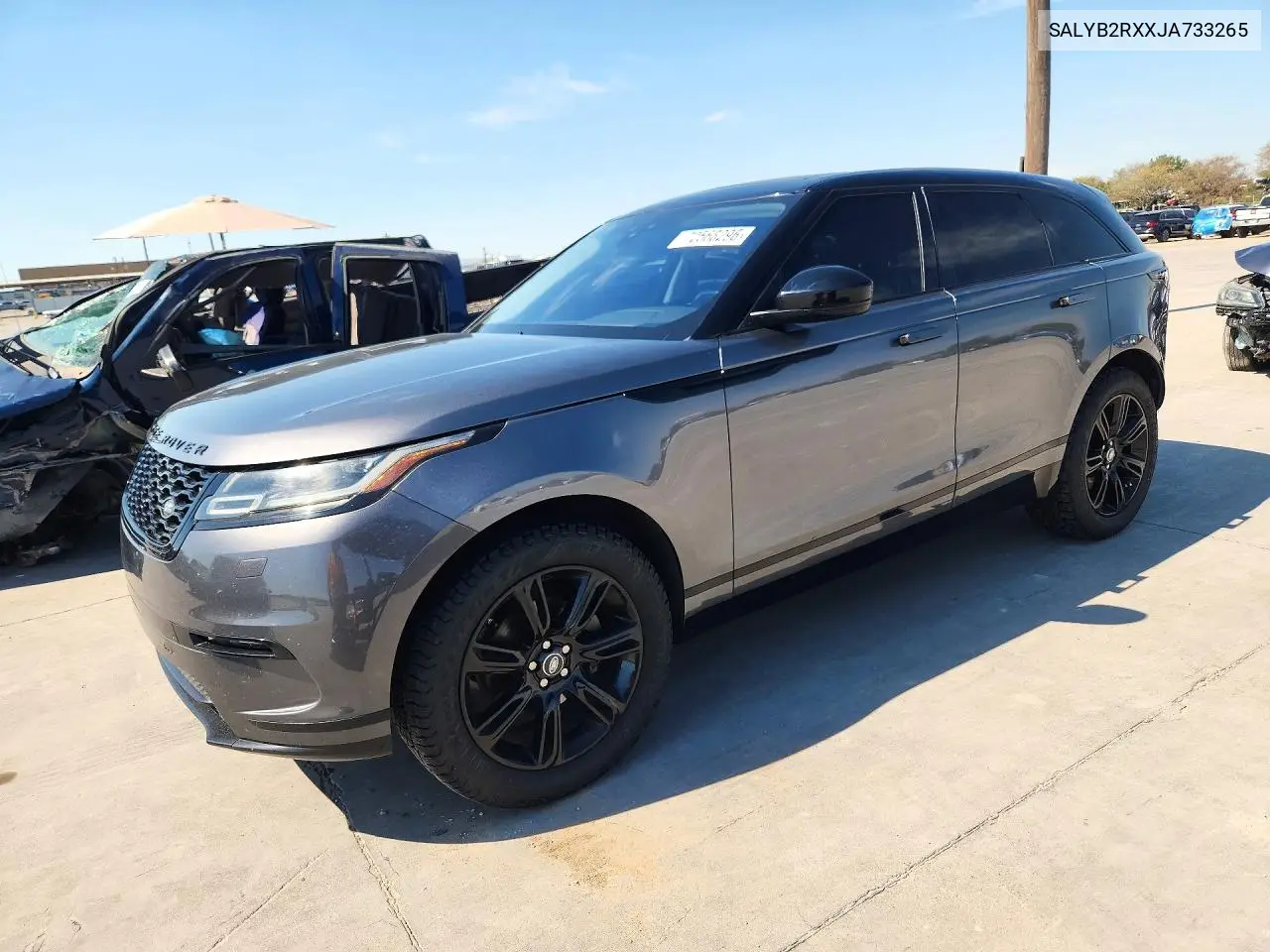 LAND ROVER RANGE ROVER VELAR 2018, VIN SALYB2RXXJA733265