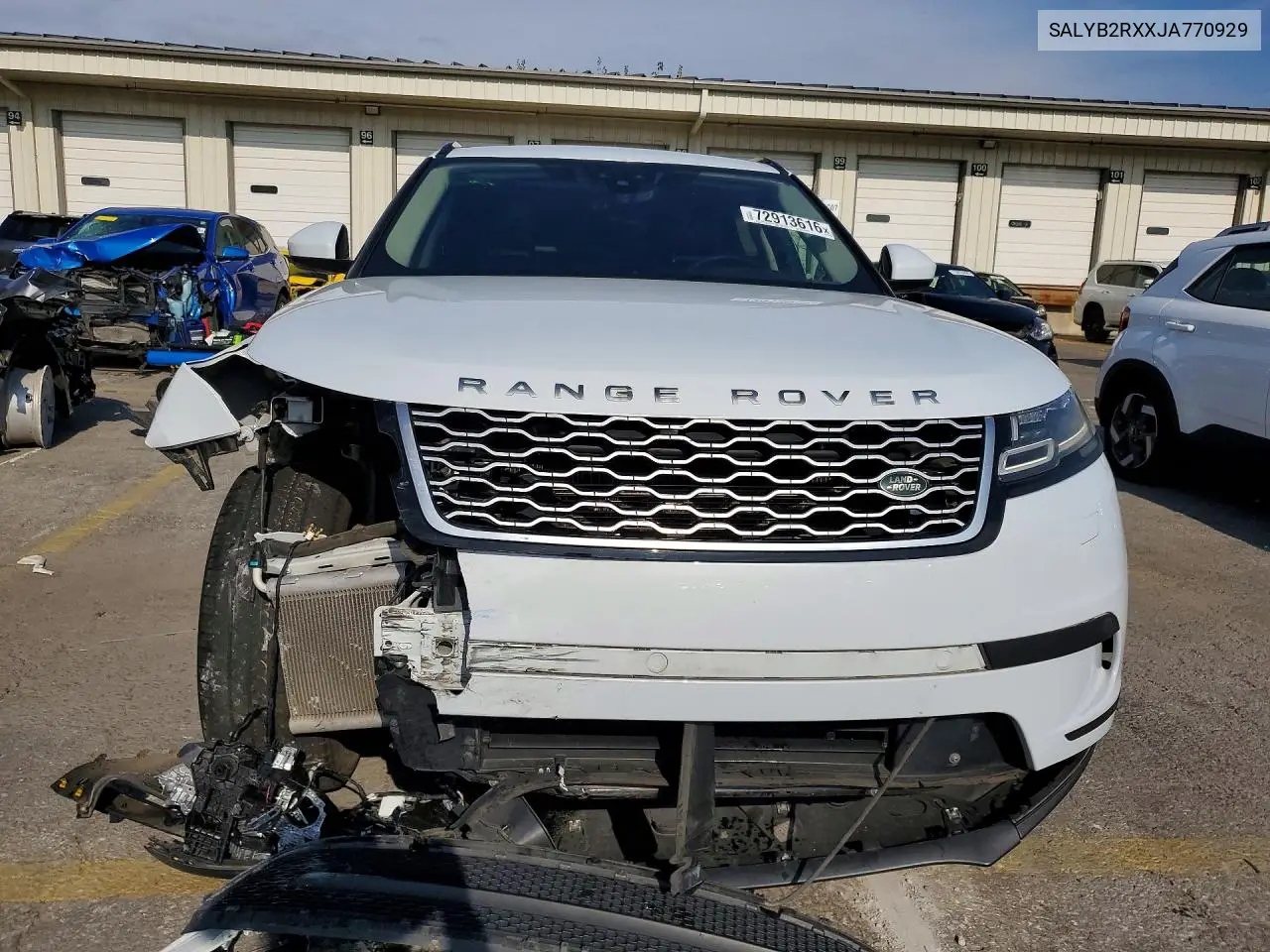 LAND ROVER RANGE ROVER VELAR 2018, VIN SALYB2RXXJA770929