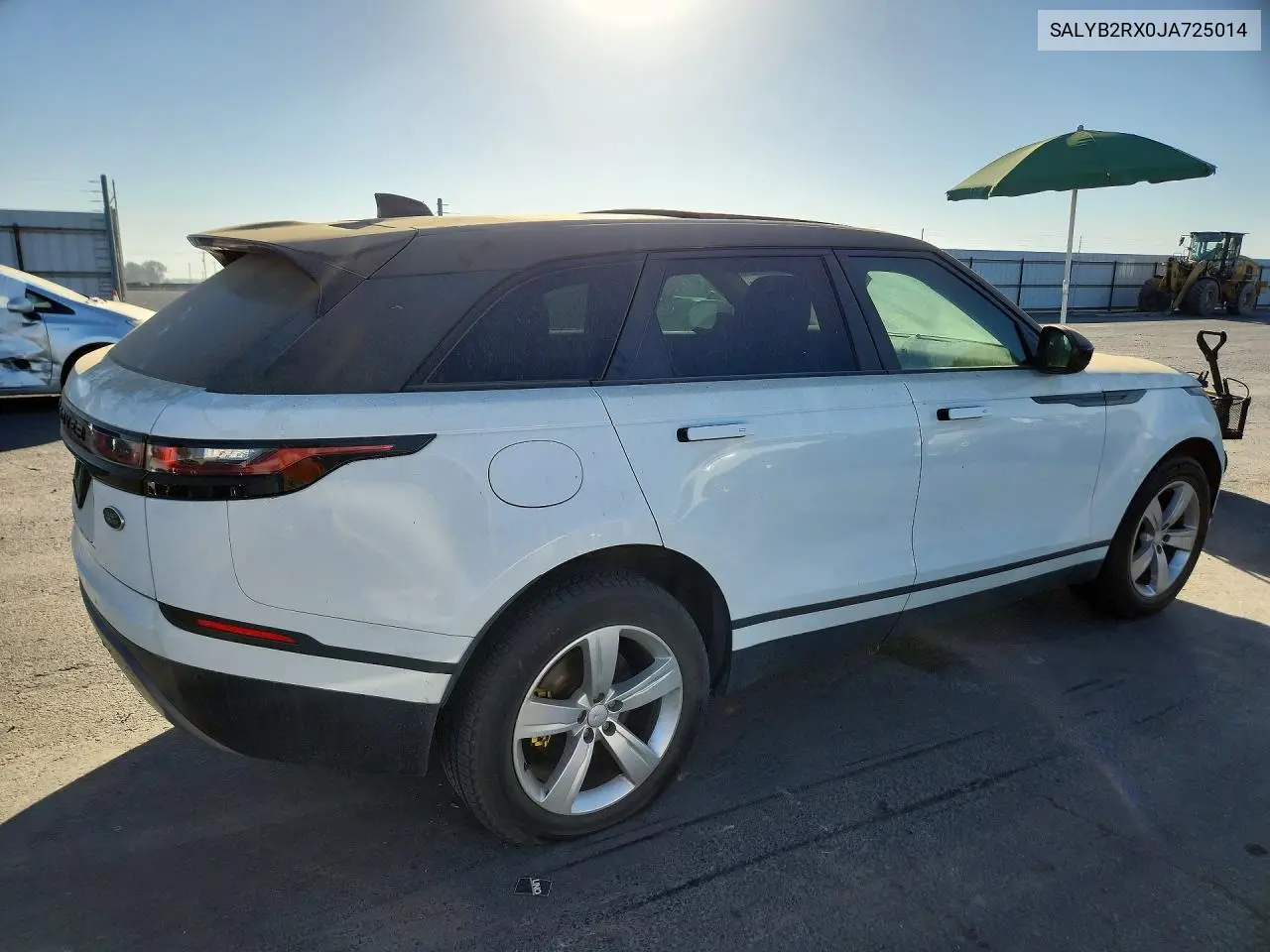 2018 LAND ROVER RANGE ROVER VELAR VIN SALYB2RX0JA725014 — фото 3