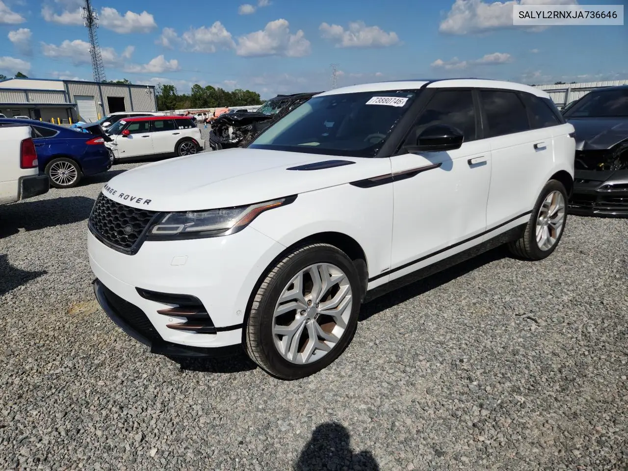 LAND ROVER RANGE ROVER VELAR 2018, VIN SALYL2RNXJA736646