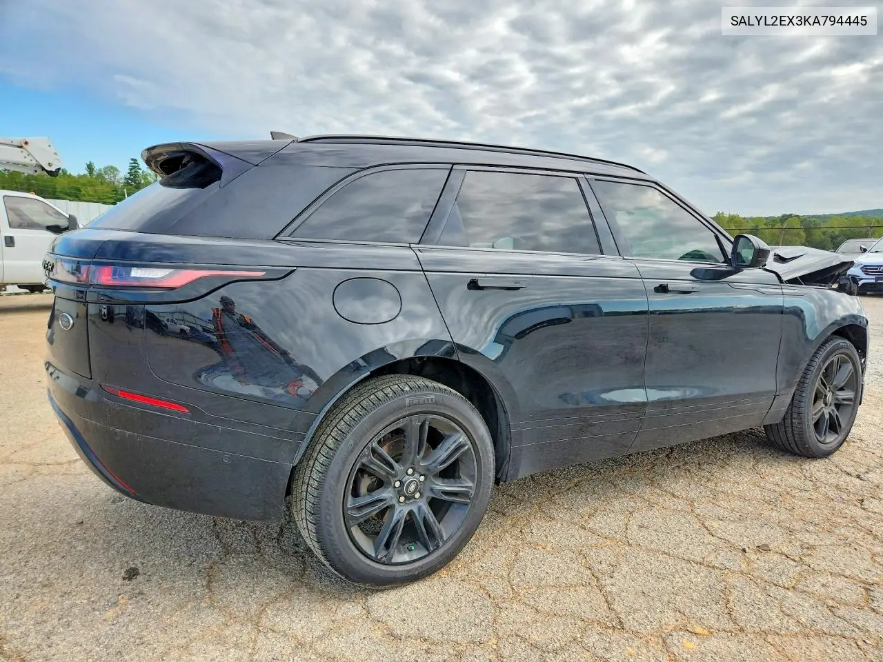 2019 LAND ROVER RANGE ROVER VELAR VIN SALYL2EX3KA794445 — фото 3