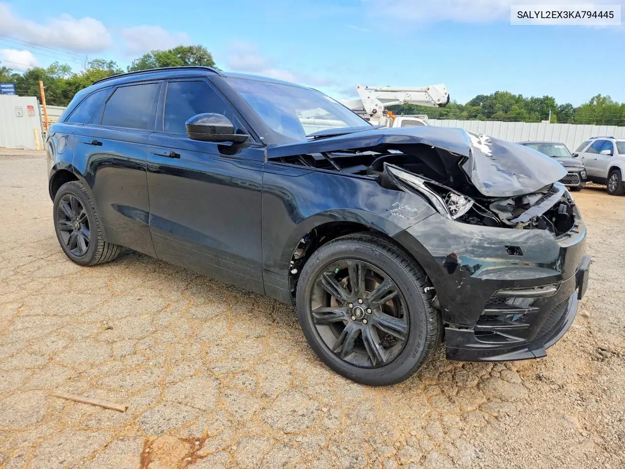 2019 LAND ROVER RANGE ROVER VELAR VIN SALYL2EX3KA794445 — фото 4