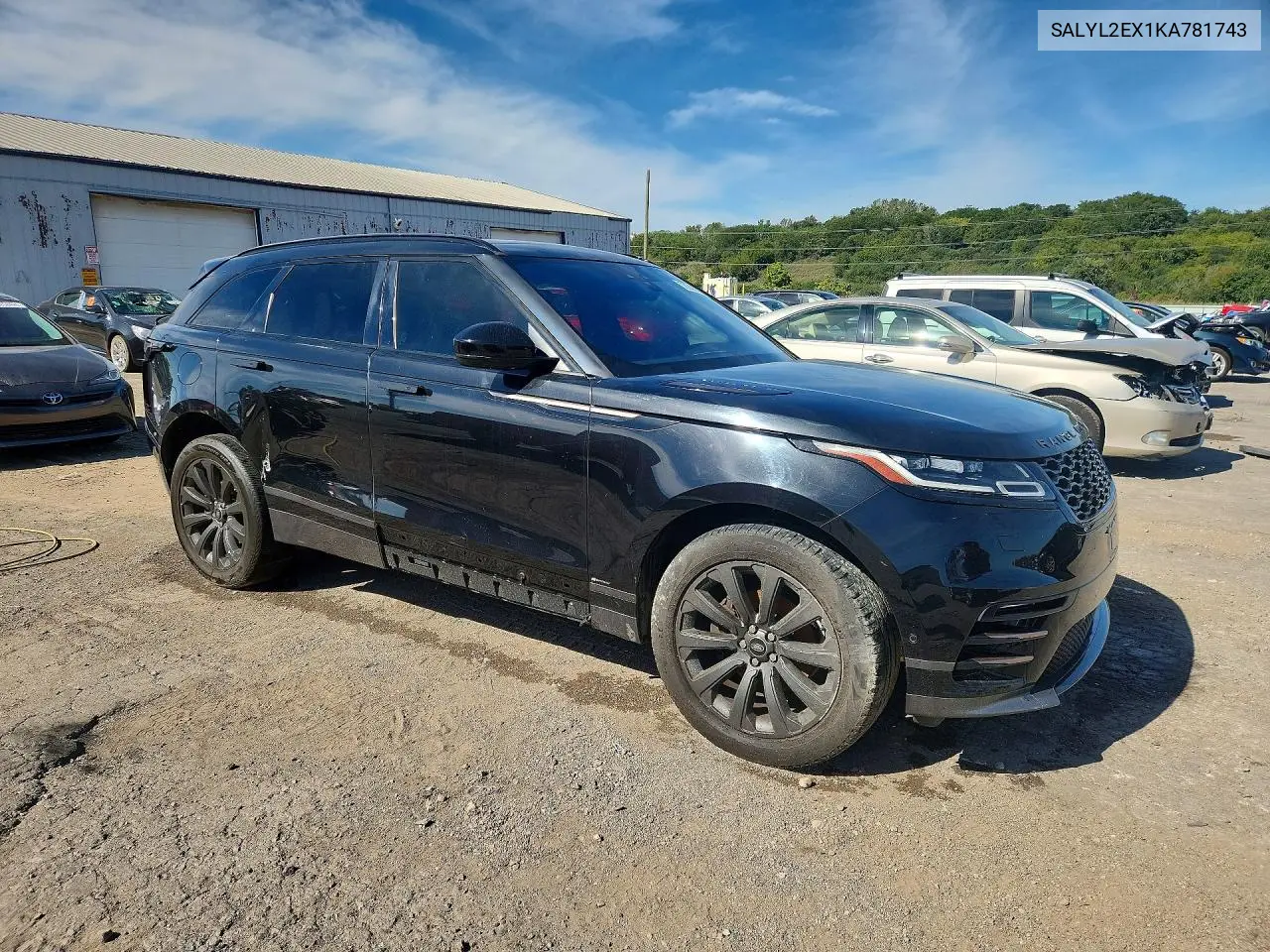 2019 LAND ROVER RANGE ROVER VELAR VIN SALYL2EX1KA781743 — фото 4