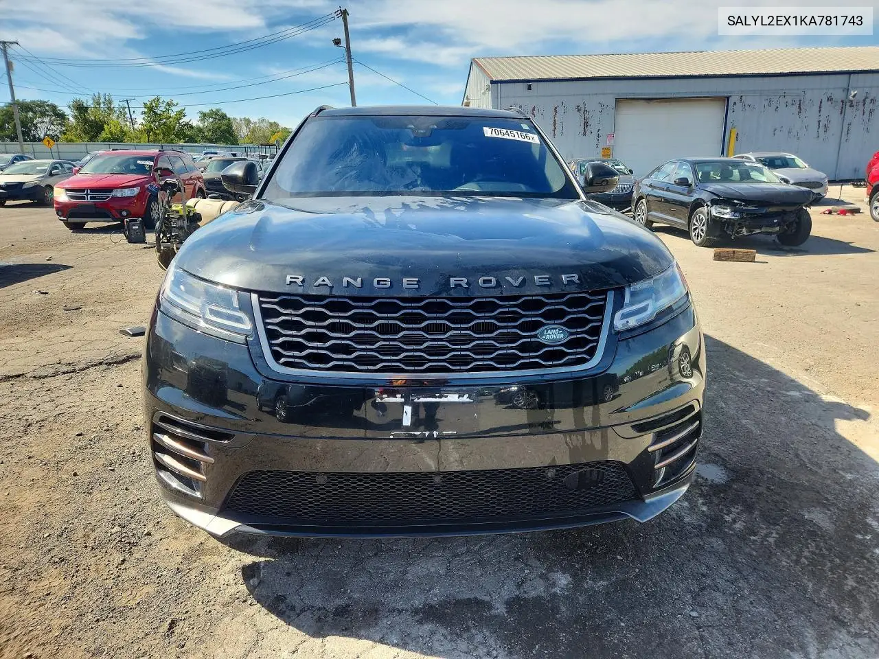 2019 LAND ROVER RANGE ROVER VELAR VIN SALYL2EX1KA781743 — фото 5