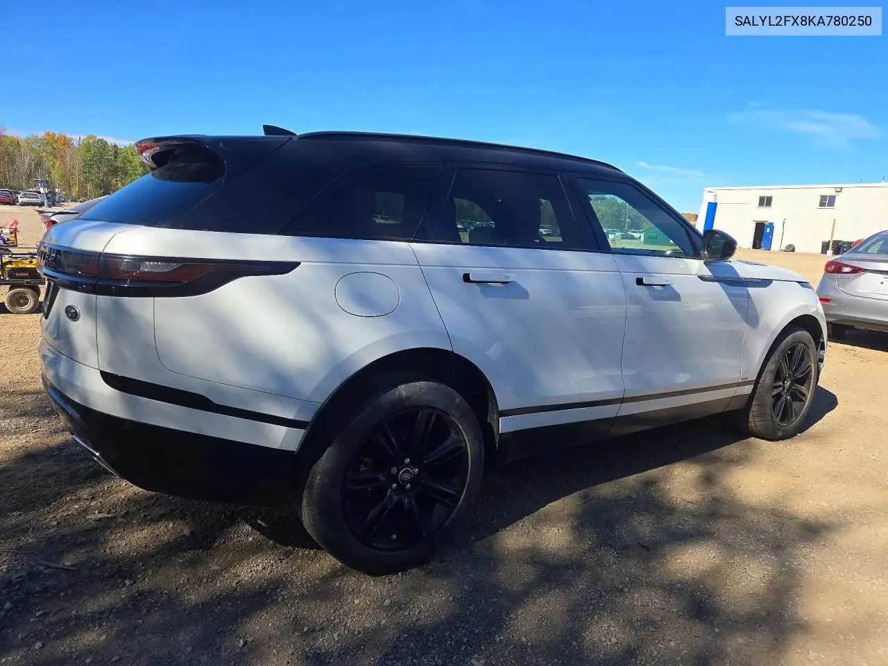 2019 LAND ROVER RANGE ROVER VELAR VIN SALYL2FX8KA780250 — фото 3