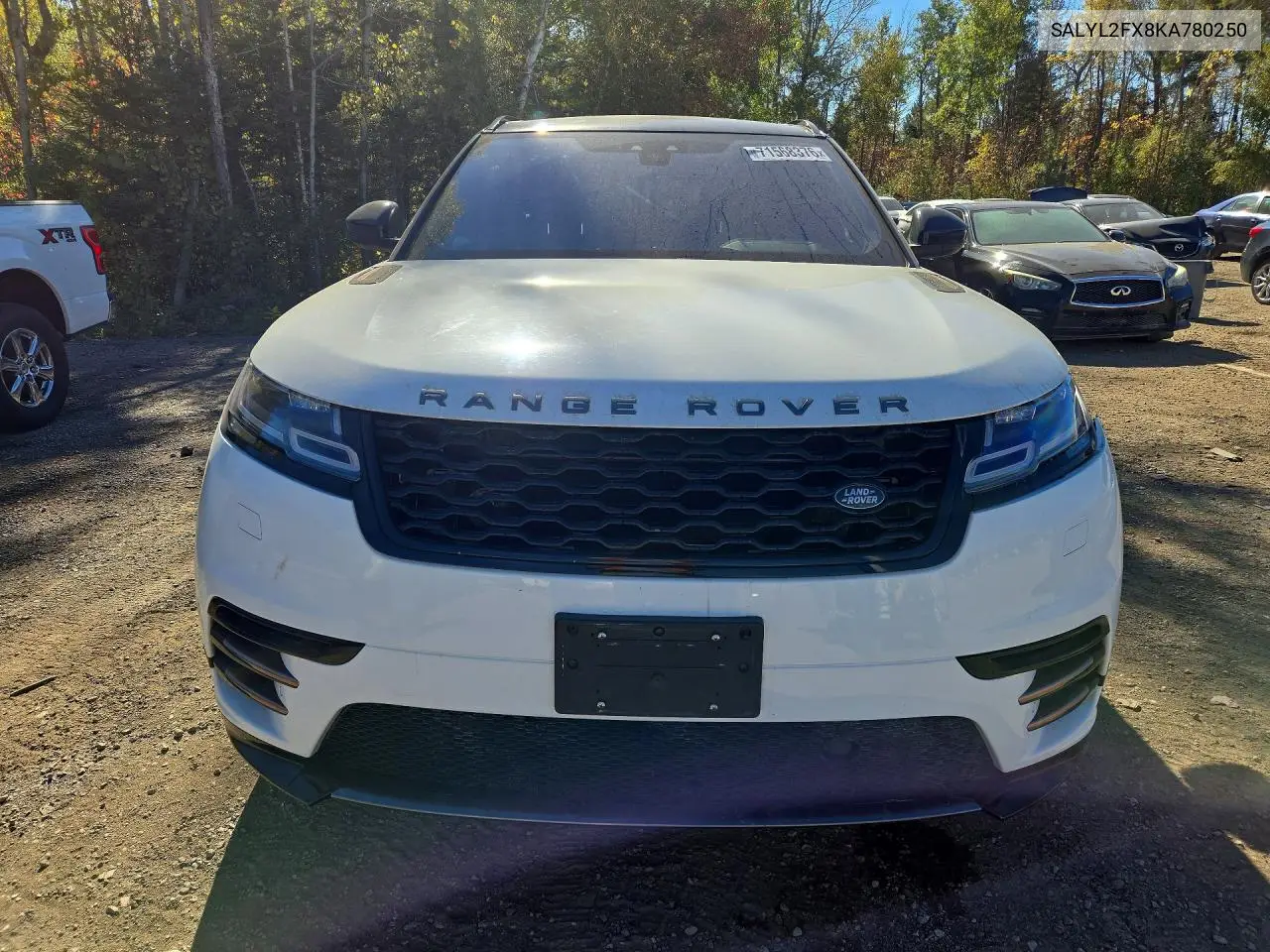 2019 LAND ROVER RANGE ROVER VELAR VIN SALYL2FX8KA780250 — фото 5