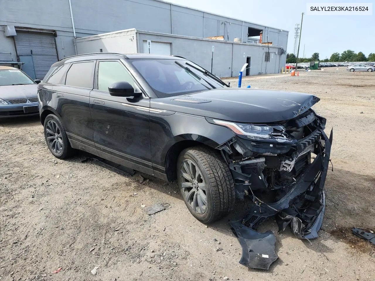 2019 LAND ROVER RANGE ROVER VELAR VIN SALYL2EX3KA216524 — фото 4