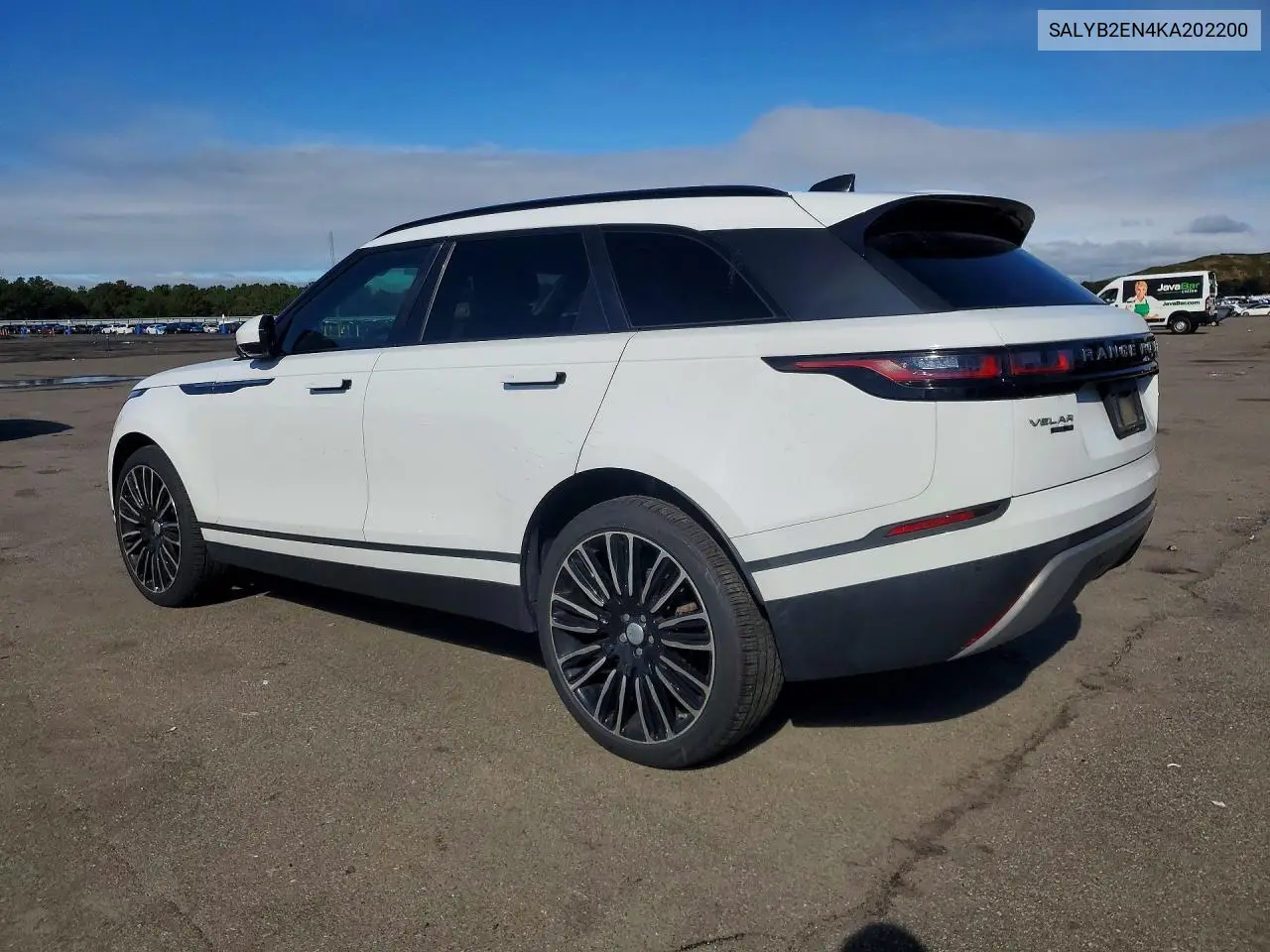 2019 LAND ROVER RANGE ROVER VELAR VIN SALYB2EN4KA202200 — фото 2