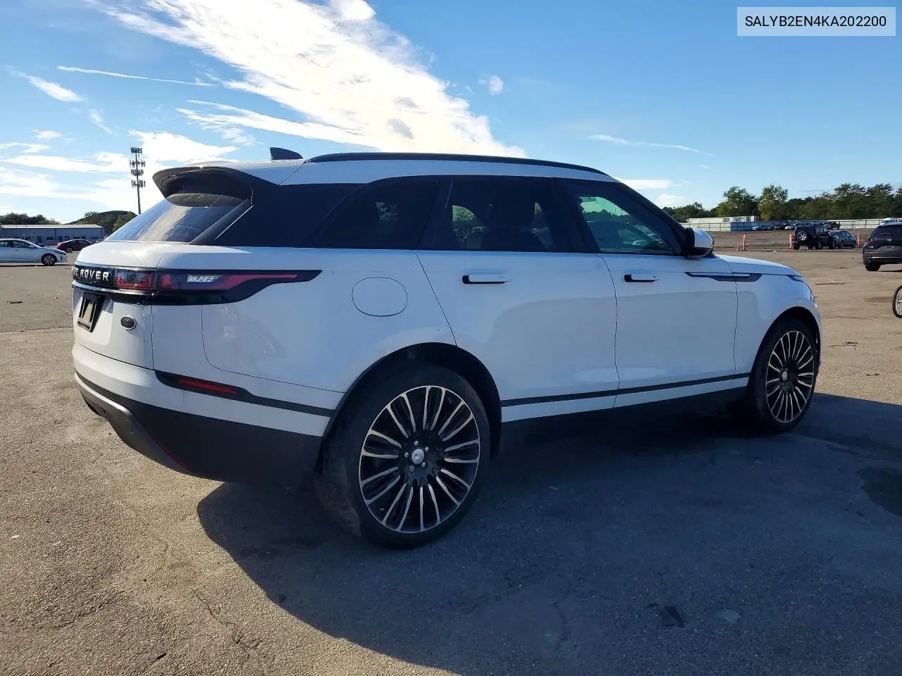 2019 LAND ROVER RANGE ROVER VELAR VIN SALYB2EN4KA202200 — фото 3