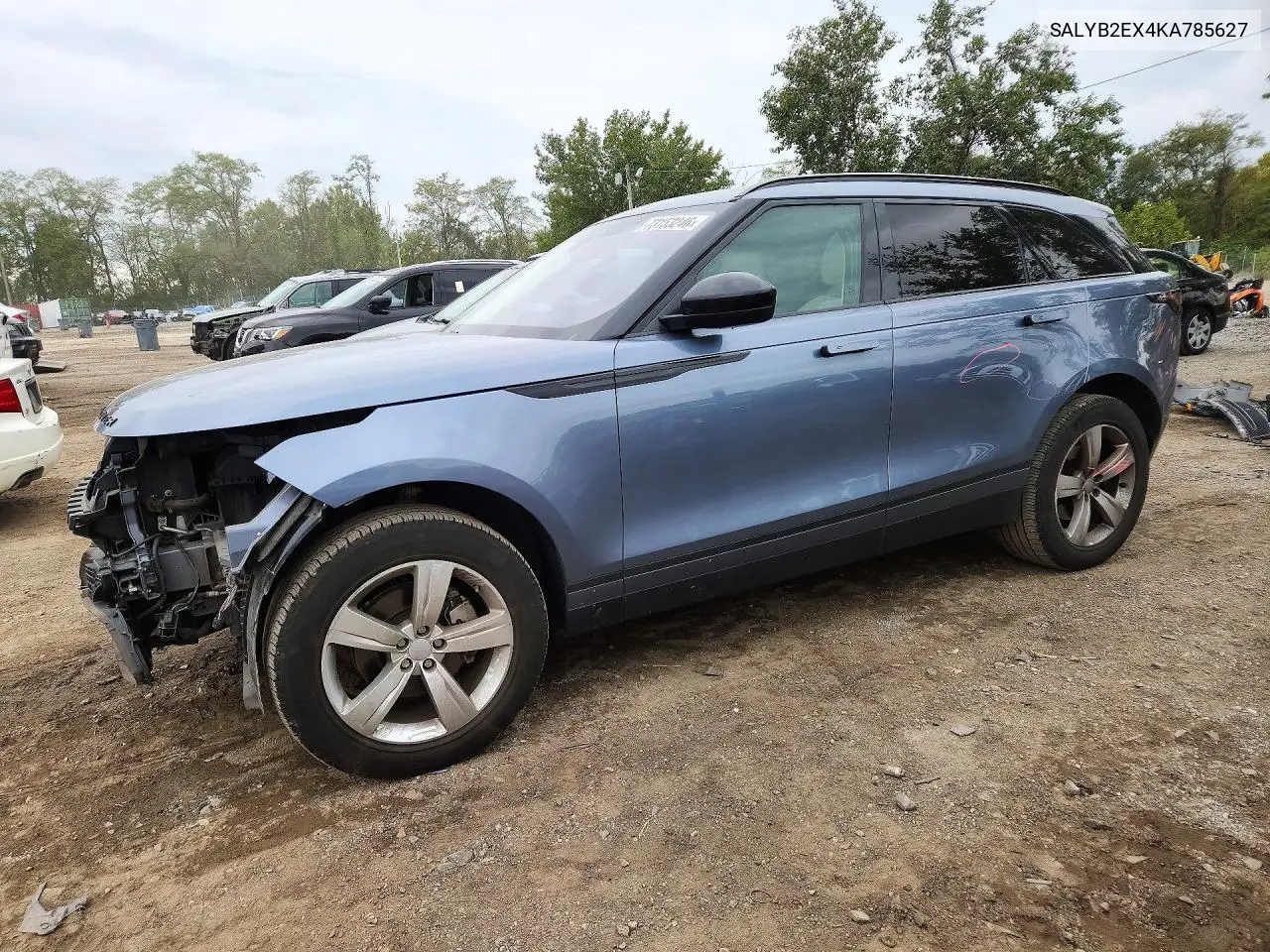 LAND ROVER RANGE ROVER VELAR 2019, VIN SALYB2EX4KA785627