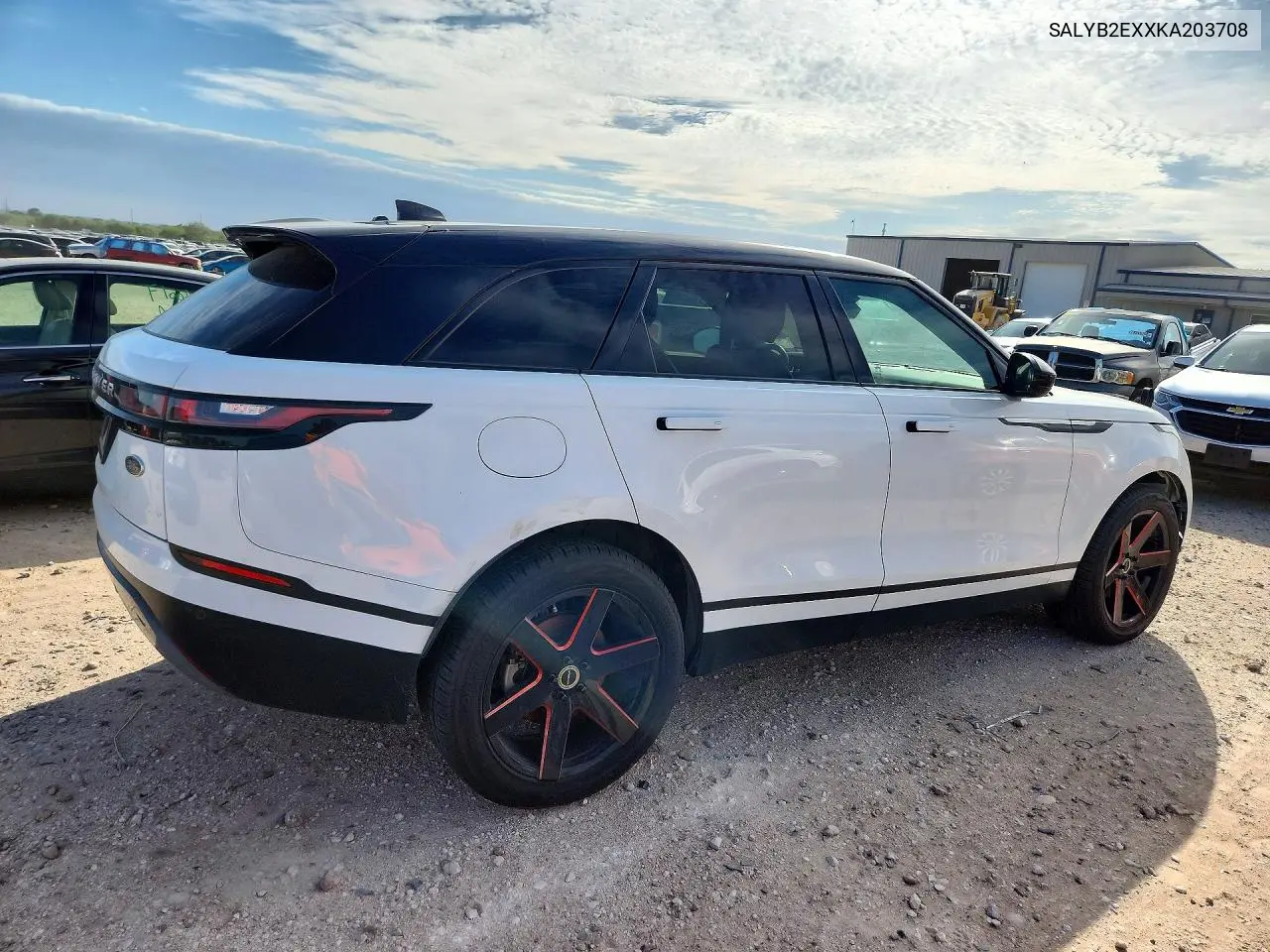 2019 LAND ROVER RANGE ROVER VELAR VIN SALYB2EXXKA203708 — фото 3