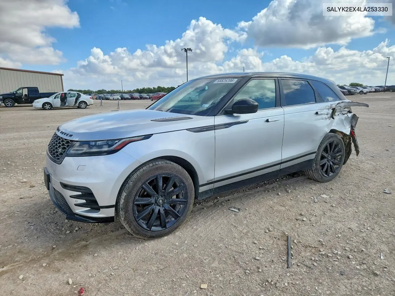 LAND ROVER RANGE ROVER VELAR 2020, VIN SALYK2EX4LA253330