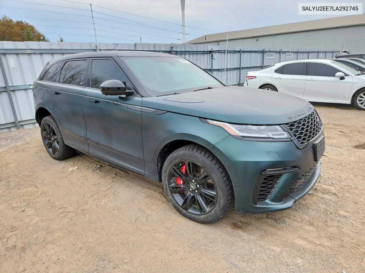 2020 LAND ROVER RANGE ROVER VELAR VIN SALYU2EE7LA292745 — фото 4