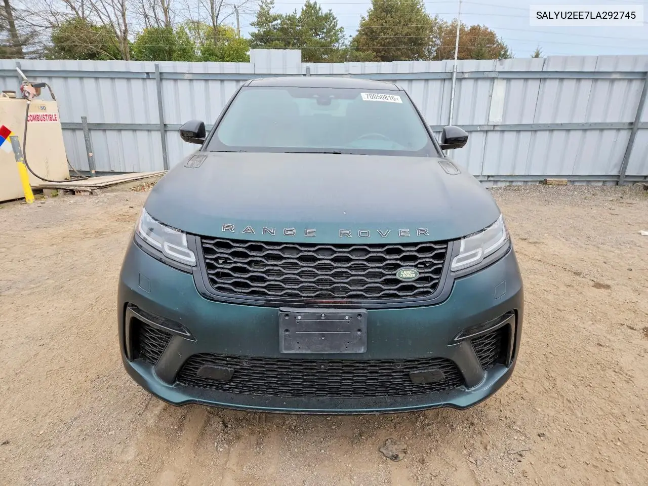 2020 LAND ROVER RANGE ROVER VELAR VIN SALYU2EE7LA292745 — фото 5
