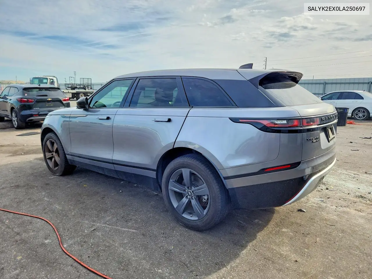 2020 LAND ROVER RANGE ROVER VELAR VIN SALYK2EX0LA250697 — фото 2