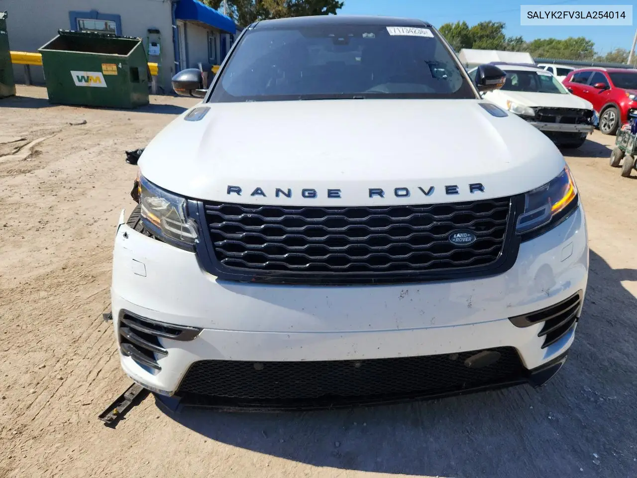 2020 LAND ROVER RANGE ROVER VELAR VIN SALYK2FV3LA254014 — фото 5