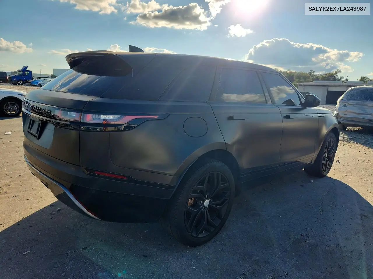 2020 LAND ROVER RANGE ROVER VELAR VIN SALYK2EX7LA243987 — фото 3