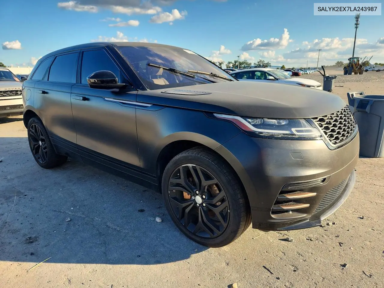 2020 LAND ROVER RANGE ROVER VELAR VIN SALYK2EX7LA243987 — фото 4