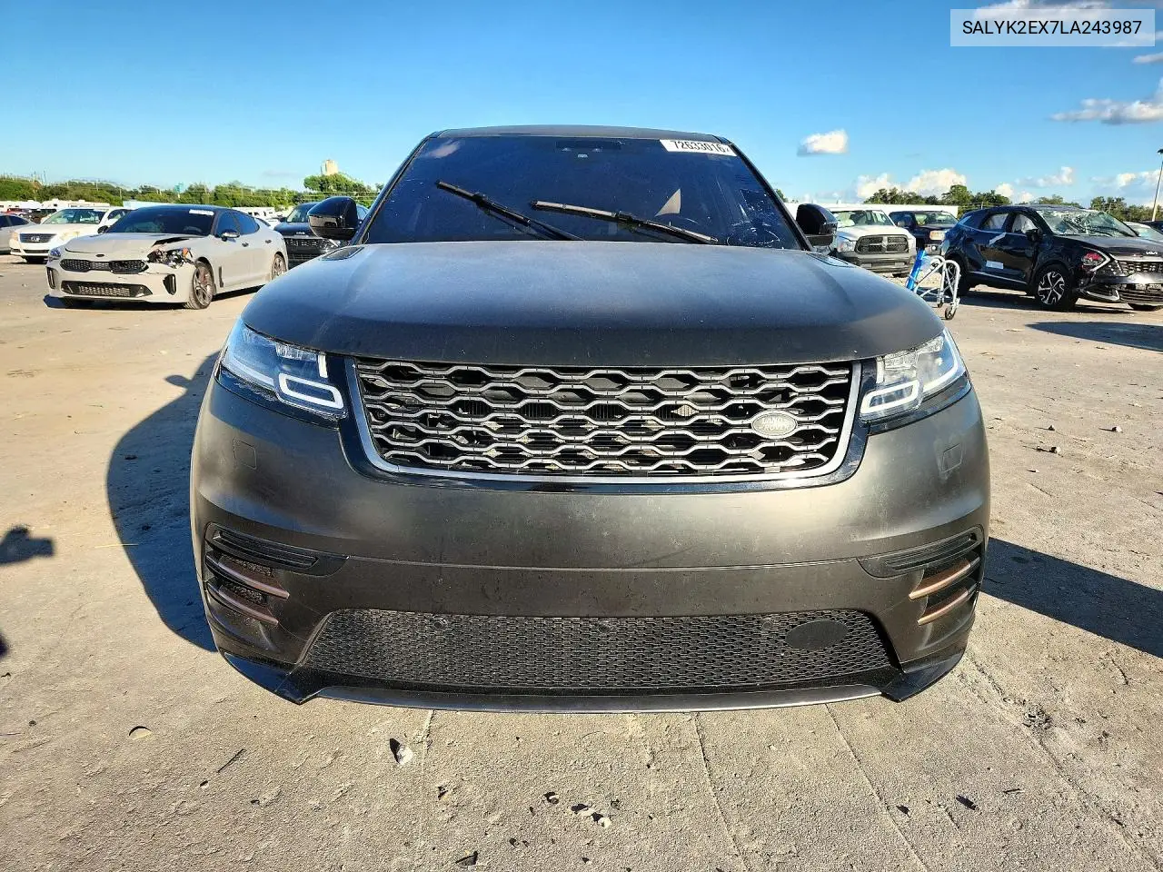 2020 LAND ROVER RANGE ROVER VELAR VIN SALYK2EX7LA243987 — фото 5