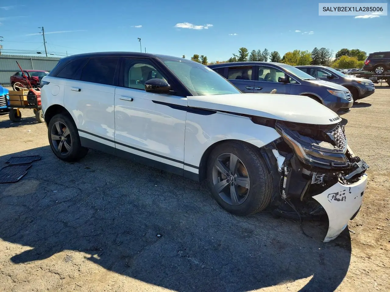 2020 LAND ROVER RANGE ROVER VELAR VIN SALYB2EX1LA285006 — фото 4