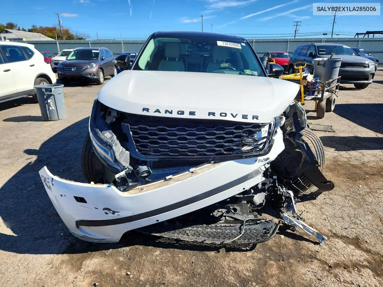 2020 LAND ROVER RANGE ROVER VELAR VIN SALYB2EX1LA285006 — фото 5