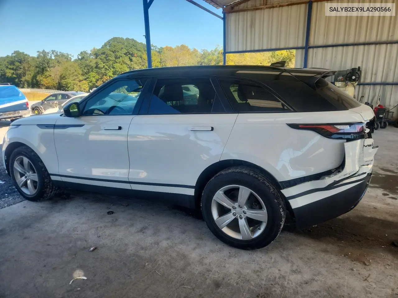 2020 LAND ROVER RANGE ROVER VELAR VIN SALYB2EX9LA290566 — фото 2