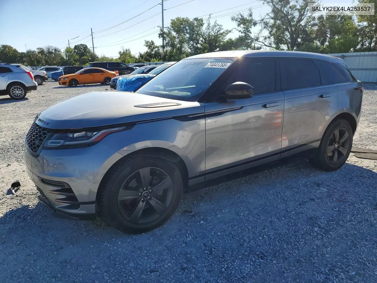 LAND ROVER RANGE ROVER VELAR 2020, VIN SALYK2EX4LA253537
