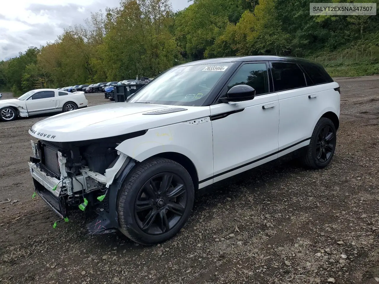 LAND ROVER RANGE ROVER VELAR 2022, VIN SALYT2EX5NA347507