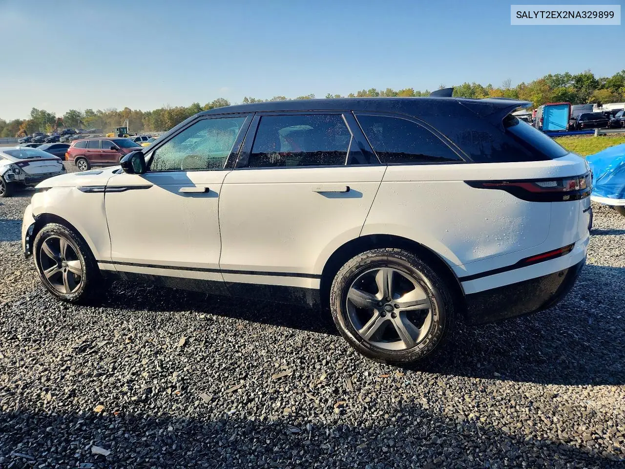 2022 LAND ROVER RANGE ROVER VELAR VIN SALYT2EX2NA329899 — фото 2