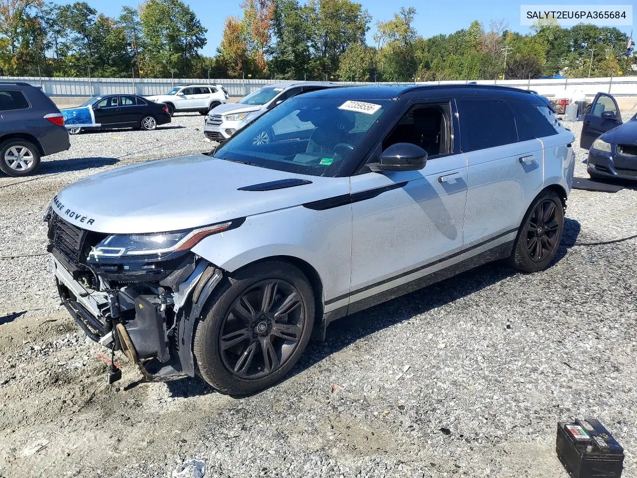 LAND ROVER RANGE ROVER VELAR 2023, VIN SALYT2EU6PA365684