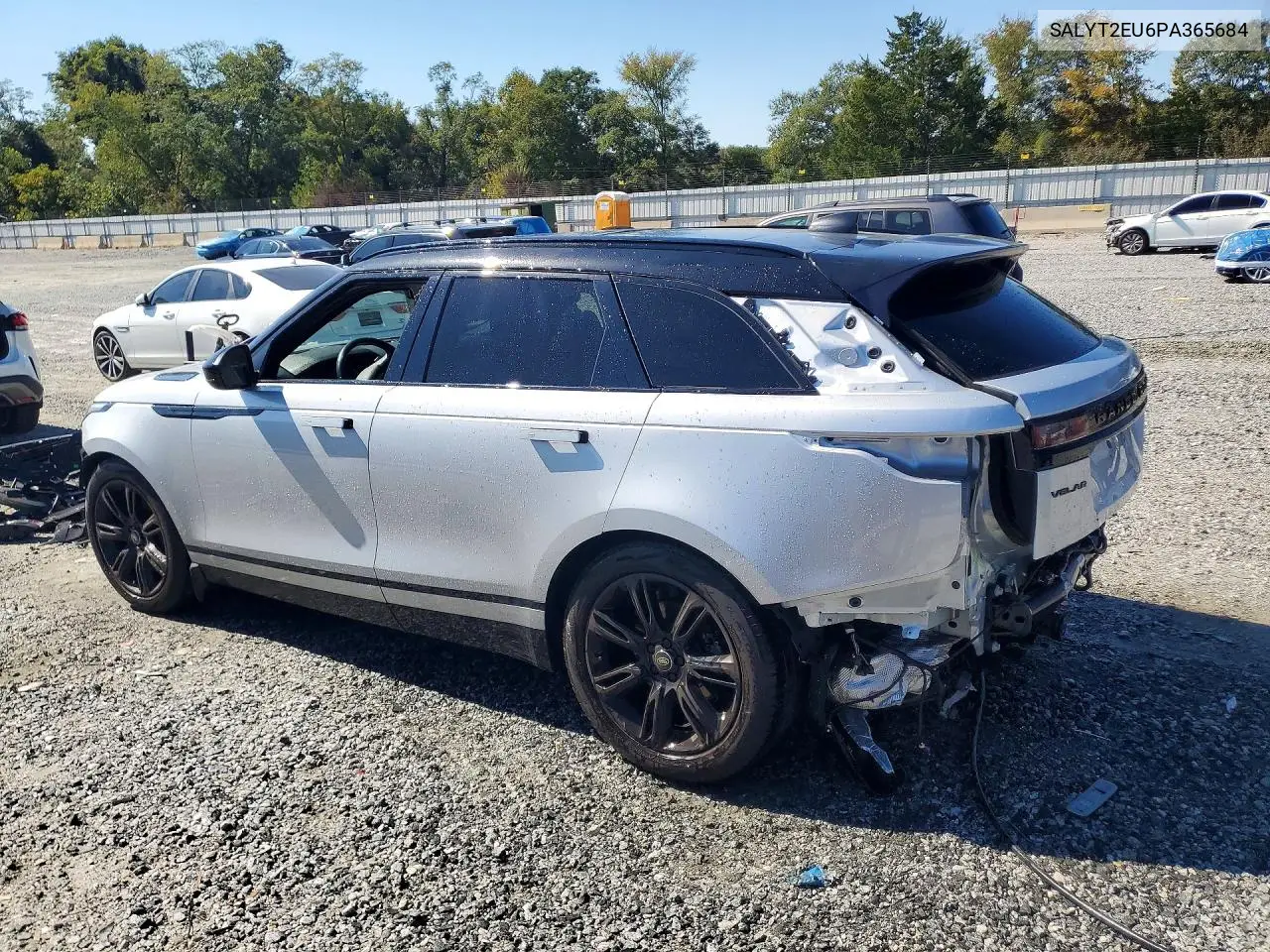 2023 LAND ROVER RANGE ROVER VELAR VIN SALYT2EU6PA365684 — фото 2