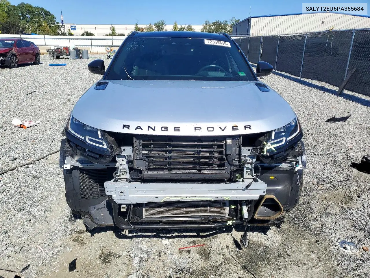 2023 LAND ROVER RANGE ROVER VELAR VIN SALYT2EU6PA365684 — фото 5