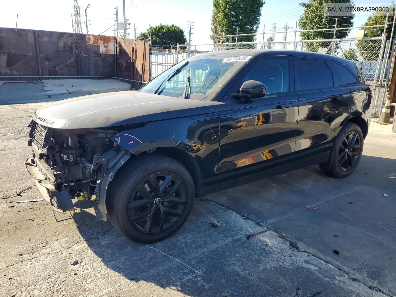 LAND ROVER RANGE ROVER VELAR 2024, VIN SALYJ2EX8RA390363