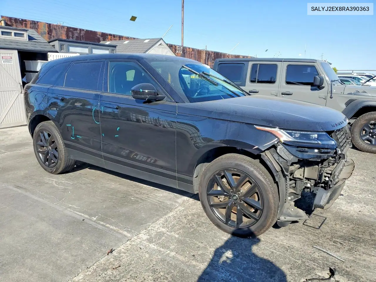 2024 LAND ROVER RANGE ROVER VELAR VIN SALYJ2EX8RA390363 — фото 4