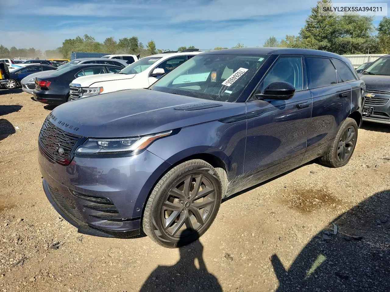 LAND ROVER RANGE ROVER VELAR 2025, VIN SALYL2EX5SA394211