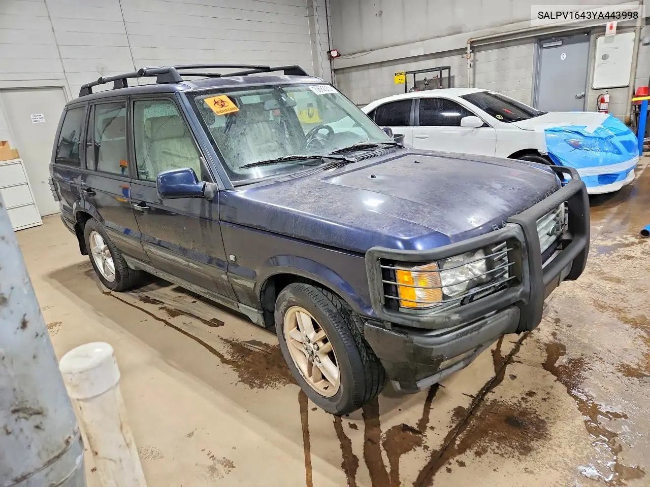 2000 LAND ROVER RANGE ROVER VIN SALPV1643YA443998 — фото 4