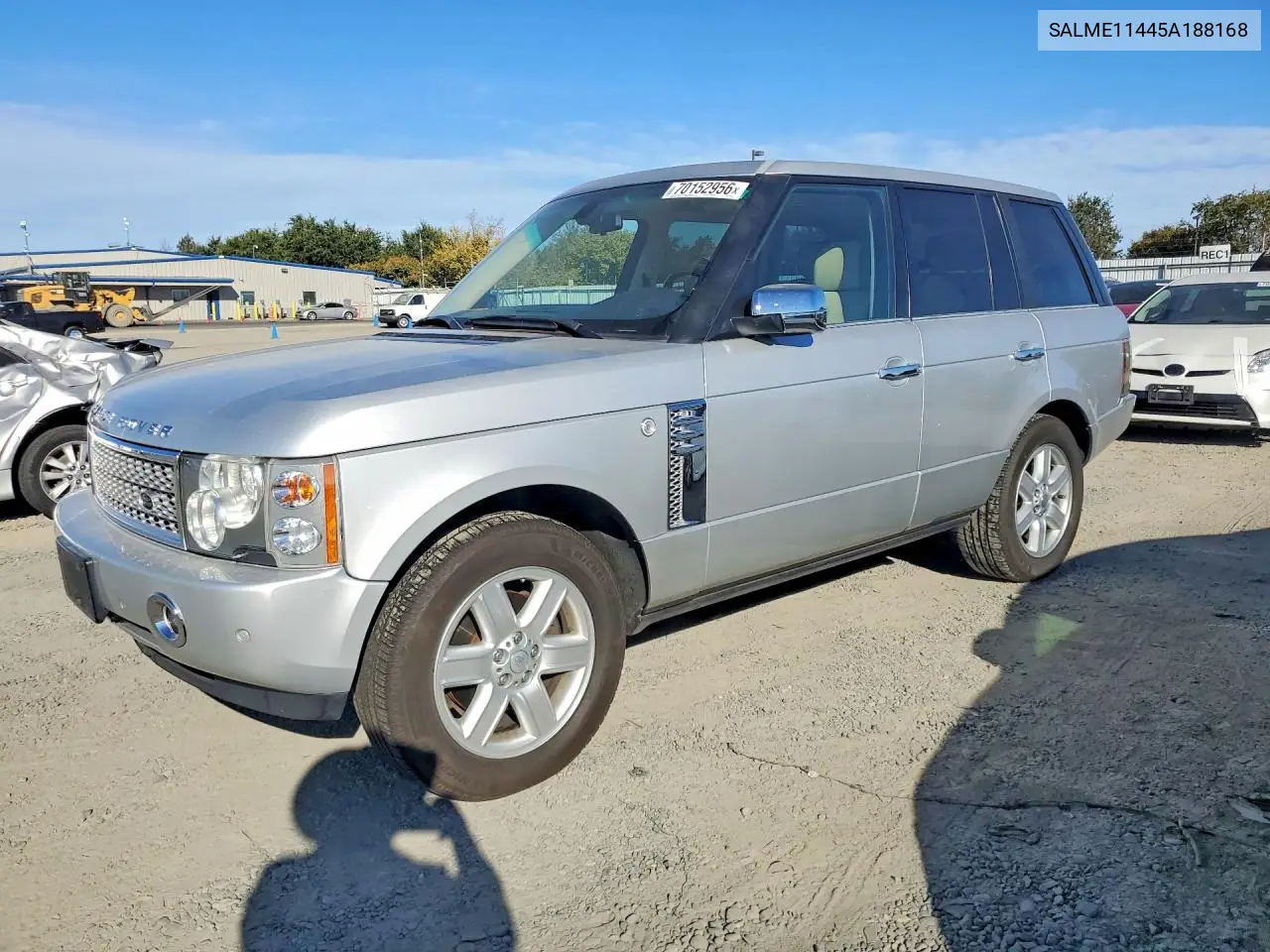 LAND ROVER RANGE ROVER 2005, VIN SALME11445A188168
