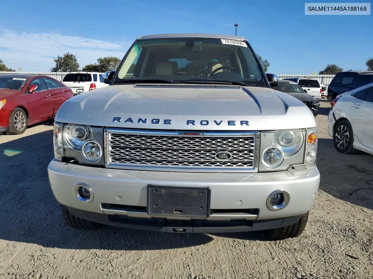 2005 LAND ROVER RANGE ROVER VIN SALME11445A188168 — фото 5