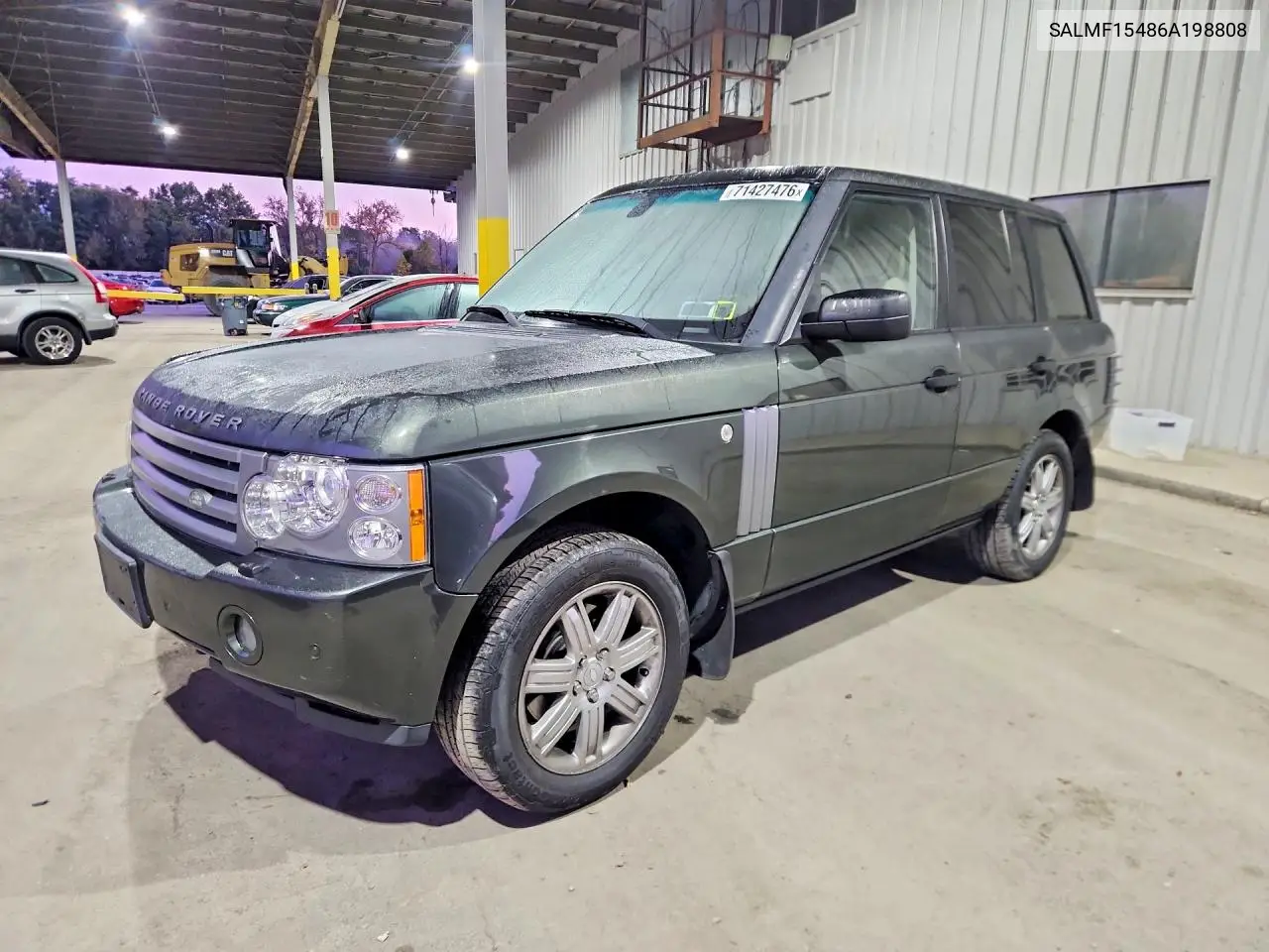 LAND ROVER RANGE ROVER 2006, VIN SALMF15486A198808