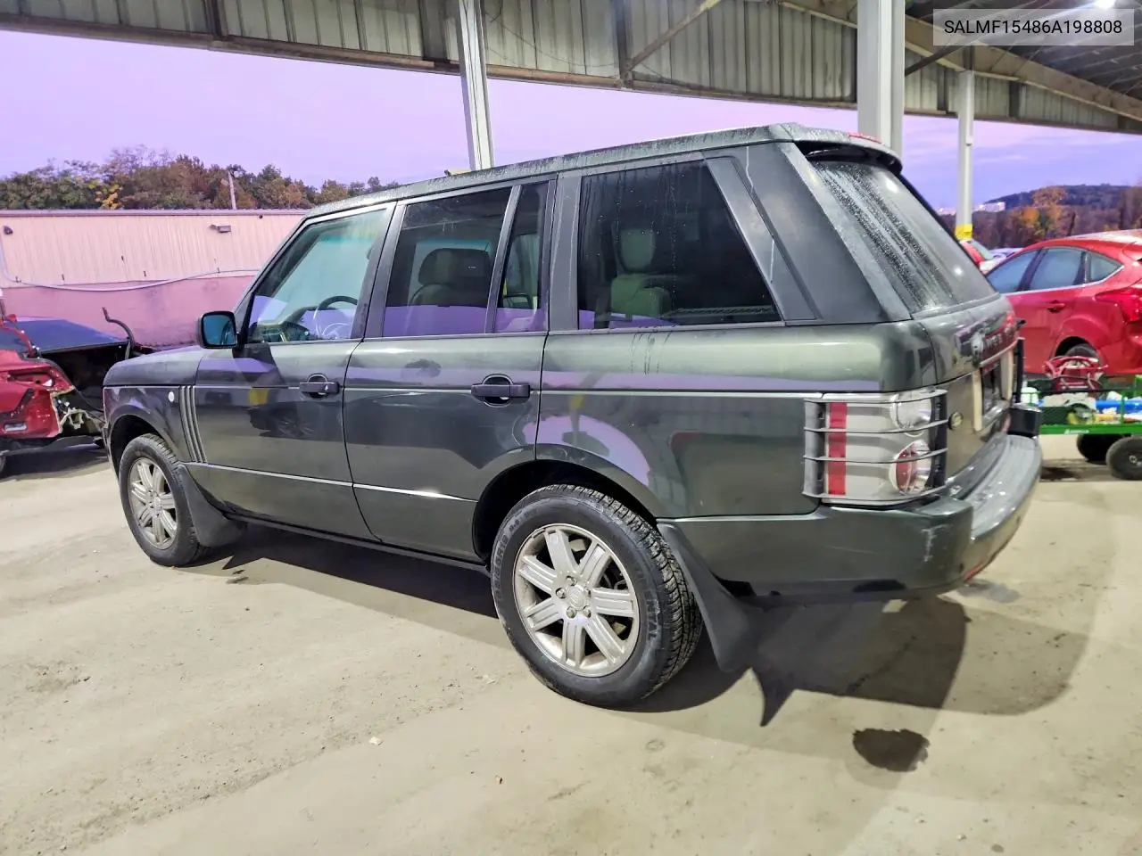 2006 LAND ROVER RANGE ROVER VIN SALMF15486A198808 — фото 2