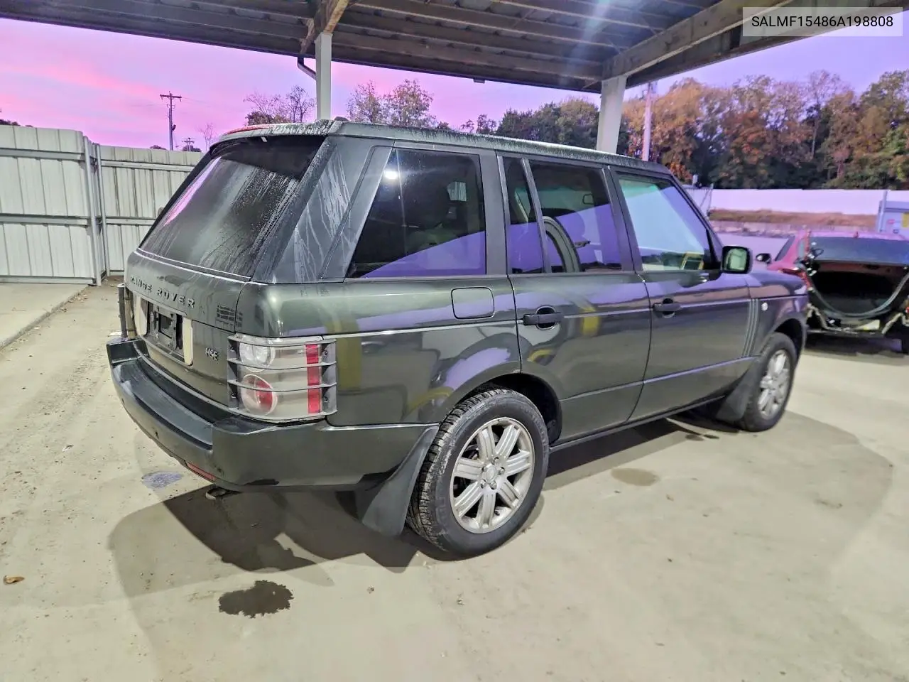 2006 LAND ROVER RANGE ROVER VIN SALMF15486A198808 — фото 3