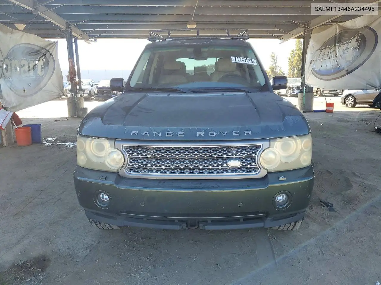 2006 LAND ROVER RANGE ROVER VIN SALMF13446A234495 — фото 5