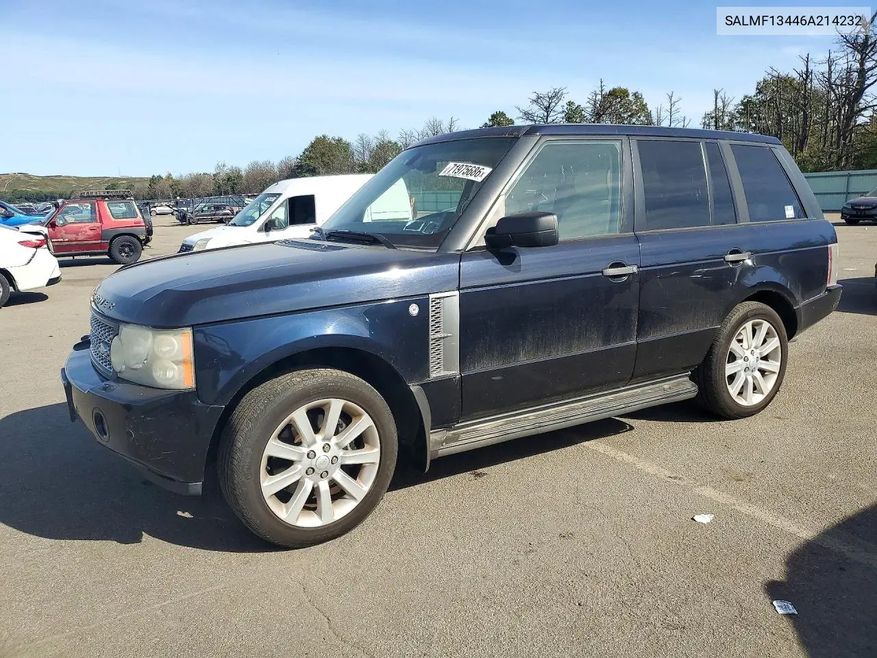 LAND ROVER RANGE ROVER 2006, VIN SALMF13446A214232
