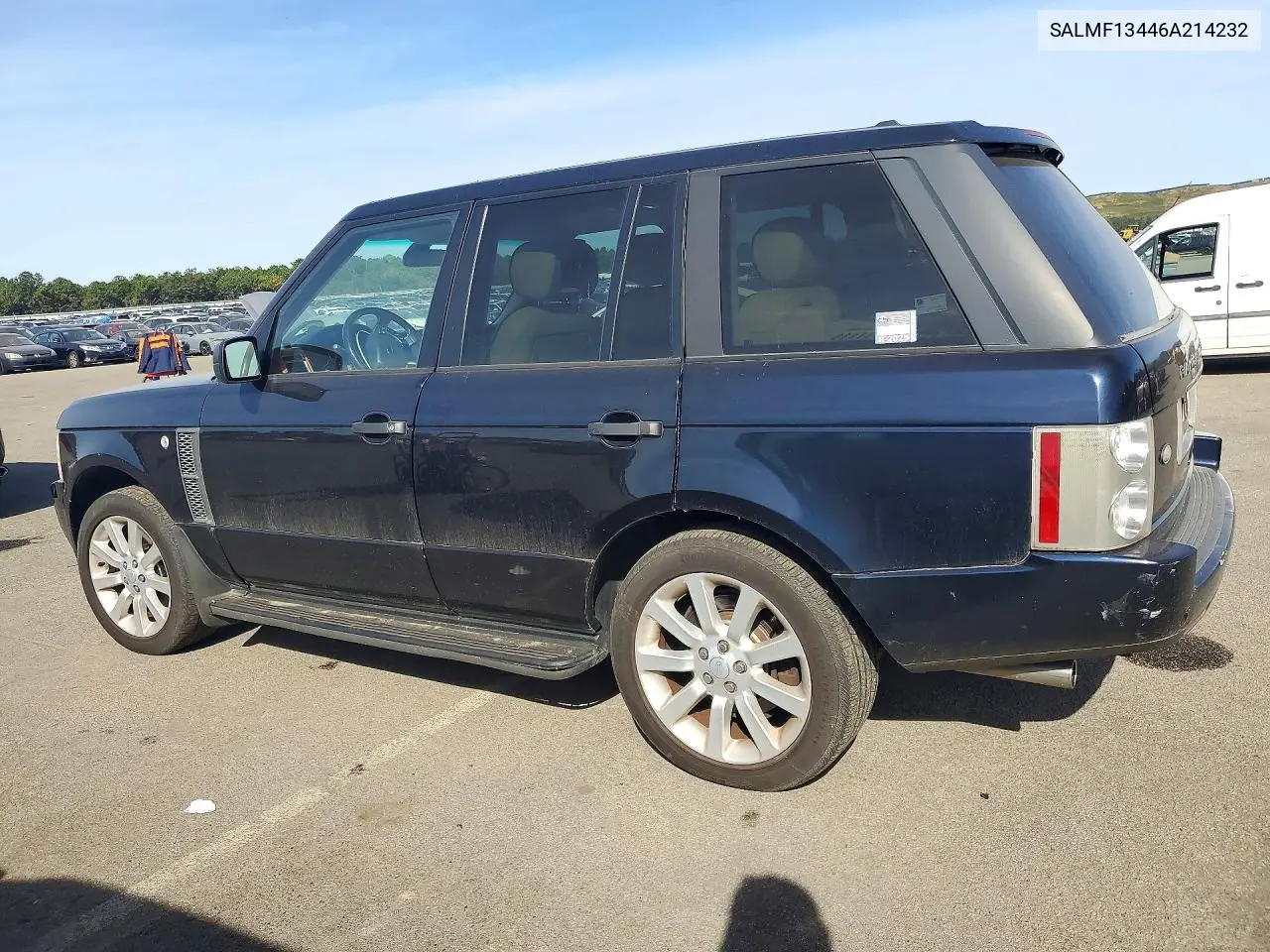 2006 LAND ROVER RANGE ROVER VIN SALMF13446A214232 — фото 2